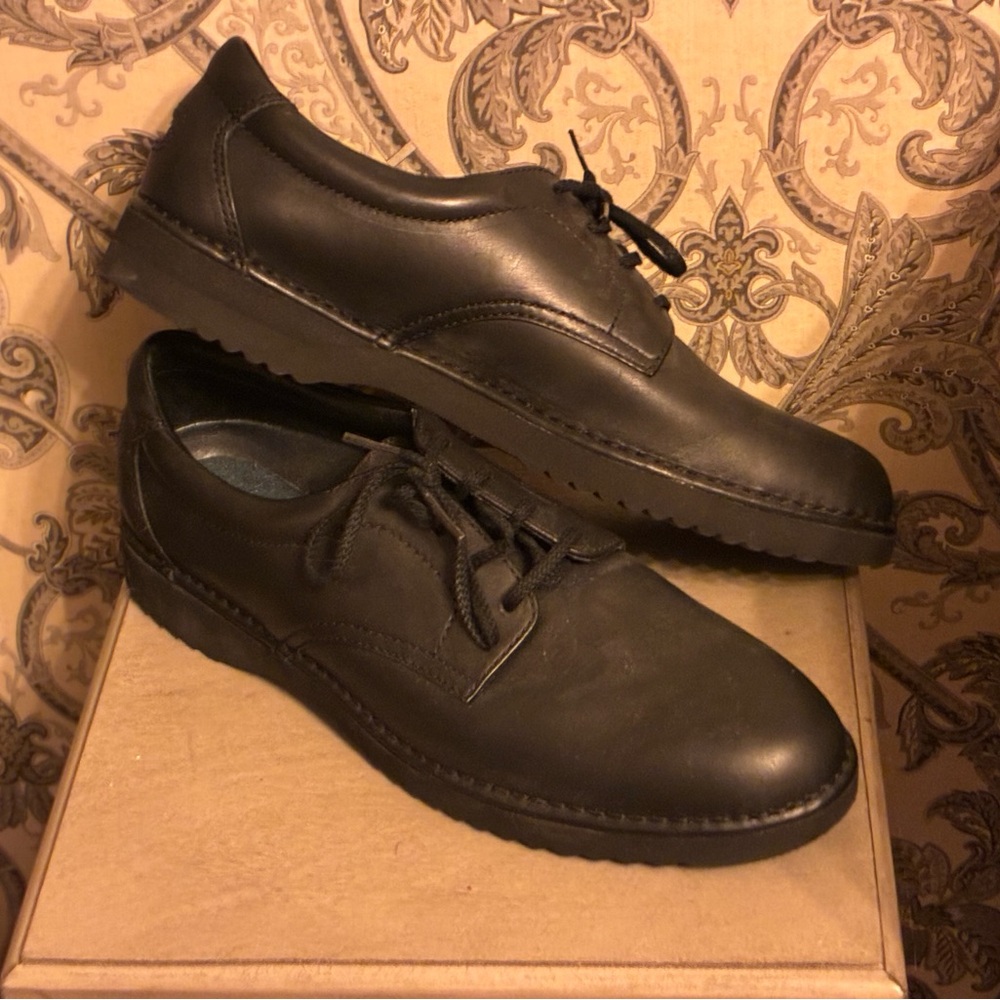 Vibram Soled Black Men's Shoes